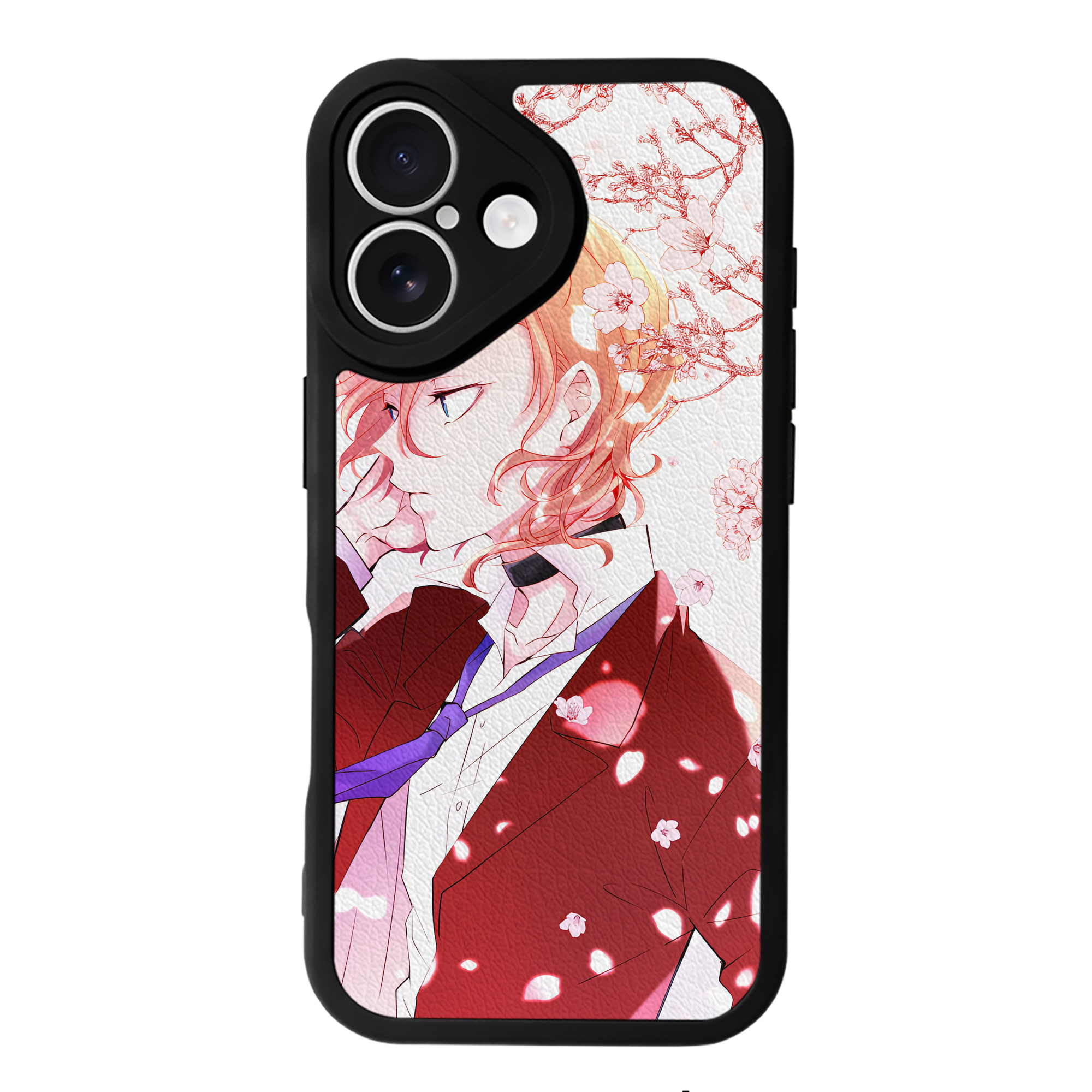 （画像用） 文豪ストレイドッグス Bungo Stray Dogs 【iPhone 16シリーズ対応】シリコンスマホケース（レザー調） 材質：シリコン